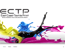 Tablet Screenshot of eastcoastextileprint.com.au